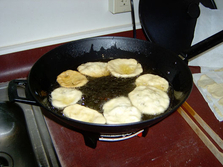 21st century Native treat: Miniature (homeopathic dose) frybreads